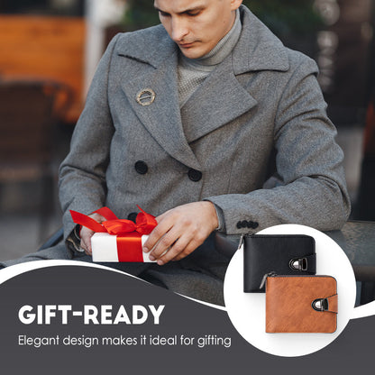 🧳   50% OFF! 🕰️ Compact vintage zippered wallet for men – Durable material, classic design, and the perfect travel companion ✈️