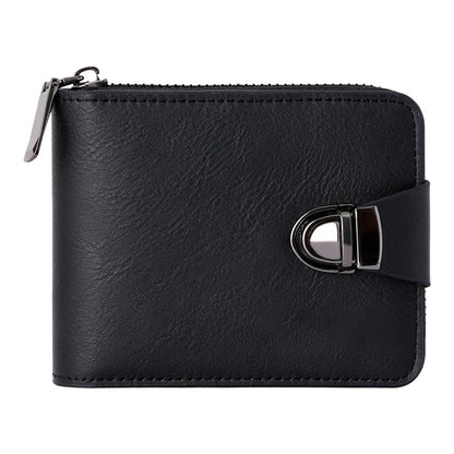 🧳   50% OFF! 🕰️ Compact vintage zippered wallet for men – Durable material, classic design, and the perfect travel companion ✈️