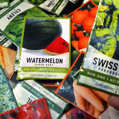 Gardener's Basics Survival Vegetable Seeds