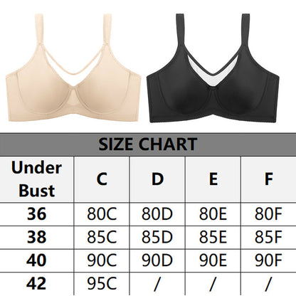 ⏳Last Day Special Price £7.99💐Women's Elegant Sheer Full Coverage Plus Size Bra