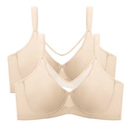⏳Last Day Special Price £7.99💐Women's Elegant Sheer Full Coverage Plus Size Bra