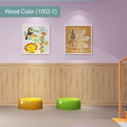 🧱 BUY 2 GET 3 FREE! 🔥（36 in × 6 in × 1/8 in）🏠 Wood Grain Peel and Stick Floor Tiles ， Self-Adhesive, Waterproof & Easy DIY Installation 🌿