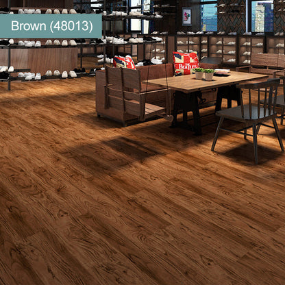 🧱 BUY 2 GET 3 FREE! 🔥（36 in × 6 in × 1/8 in）🏠 Wood Grain Peel and Stick Floor Tiles ， Self-Adhesive, Waterproof & Easy DIY Installation 🌿