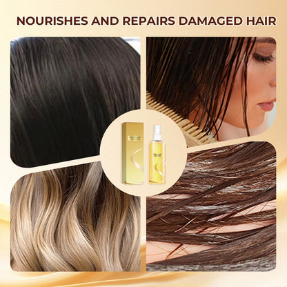 ✨ Leave-In Hair Oil Spray – Smoothing & Long-Lasting Shine for Silky, Healthy Hair 💖🌟