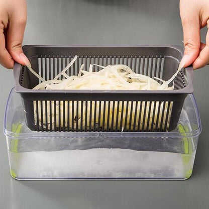 ✨Multifunction vegetable slicer – stainless steel blades, easy to clean, multiple cooking modes🥗