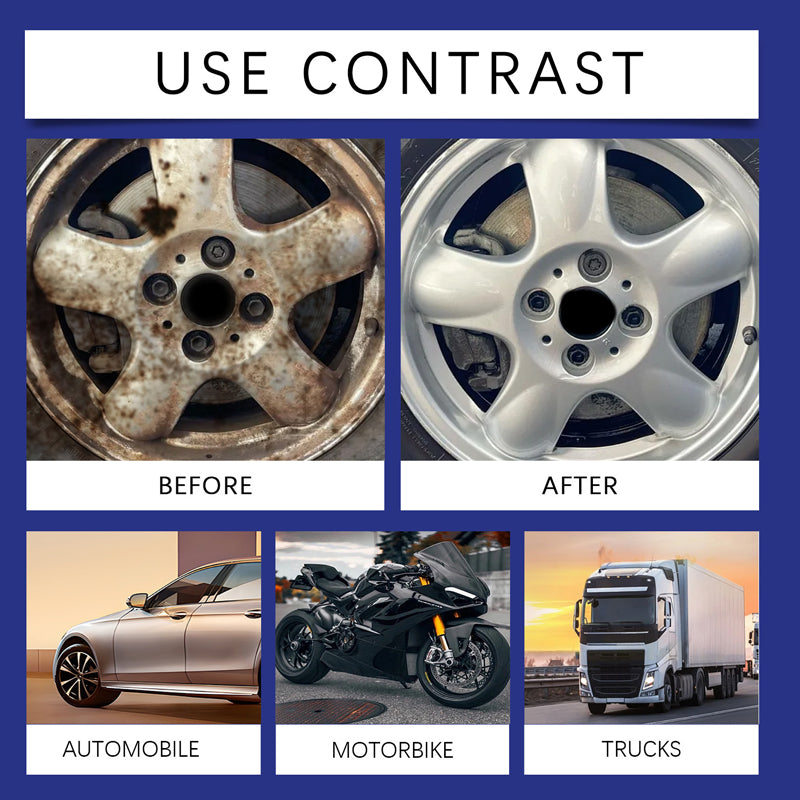 💫Buy Two, Get One Free💫 All-Purpose Powerful Rust Remover Spray for Cars— Works on bumpers, exhaust pipes, and trim strips. Effortlessly removes rust in minutes