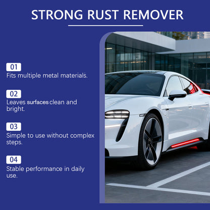 💫Buy Two, Get One Free💫 All-Purpose Powerful Rust Remover Spray for Cars— Works on bumpers, exhaust pipes, and trim strips. Effortlessly removes rust in minutes