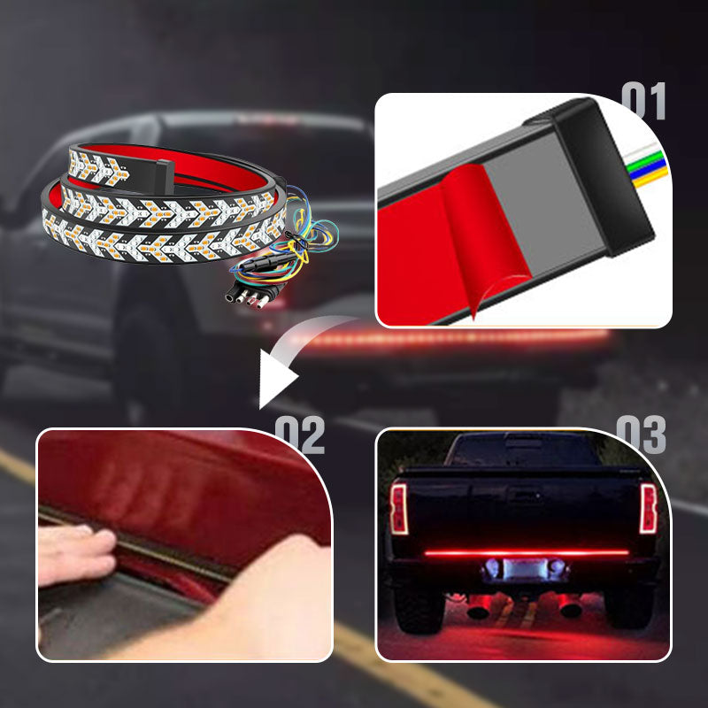 ⏰🌟Waterproof LED Tailgate Bar Strip for Truck