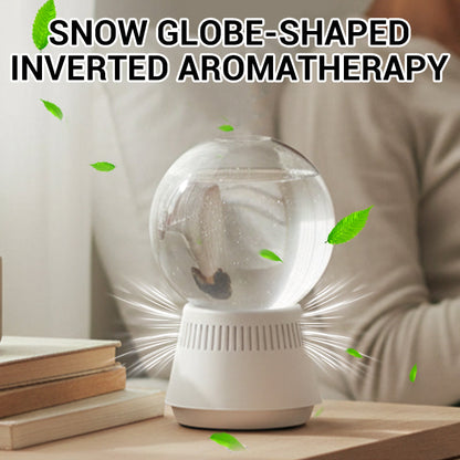 ❄️🔮 Snow Globe-Shaped Inverted Aromatherapy 🪔