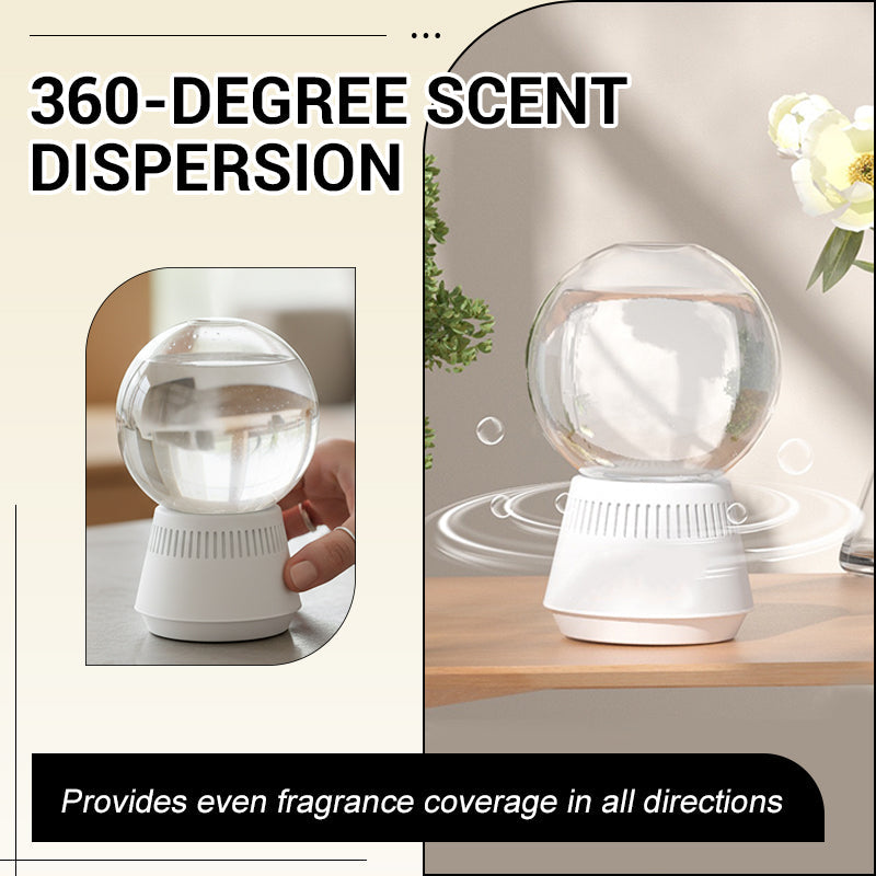 ❄️🔮 Snow Globe-Shaped Inverted Aromatherapy 🪔