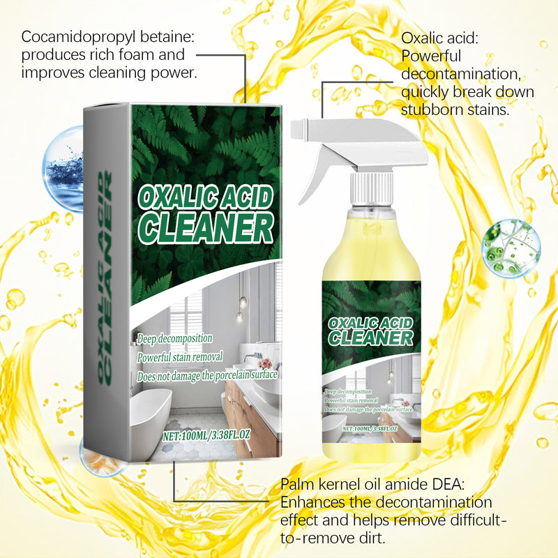 🥳2026 HOT SALE🥳💞50K+ SOLD!💥🔬 【CLEARANCE!】Molecular-Level Cleaning Tech! Oxalic Acid Cleaner Dissolves Rust & Limescale 57% OFF🚽✨