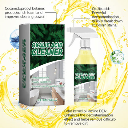 🥳2026 HOT SALE🥳💞50K+ SOLD!💥🔬 【CLEARANCE!】Molecular-Level Cleaning Tech! Oxalic Acid Cleaner Dissolves Rust & Limescale 57% OFF🚽✨