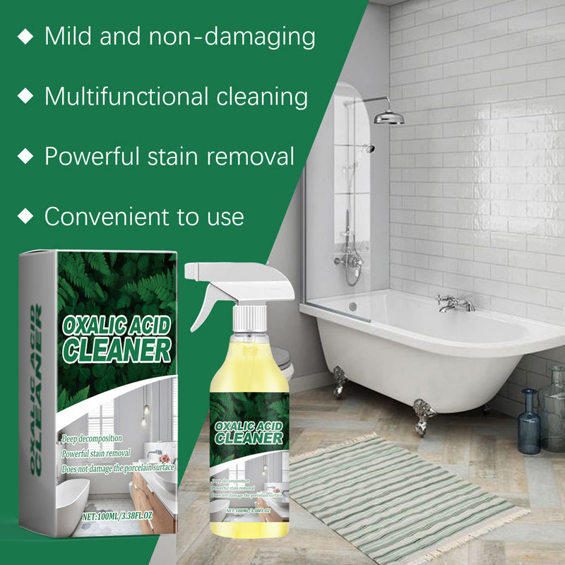 🥳2026 HOT SALE🥳💞50K+ SOLD!💥🔬 【CLEARANCE!】Molecular-Level Cleaning Tech! Oxalic Acid Cleaner Dissolves Rust & Limescale 57% OFF🚽✨