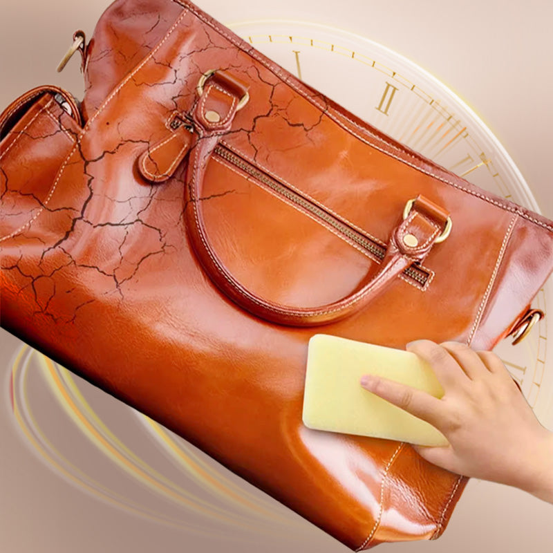 ✨ Leather Care & Cleaning Cream with Sponge 🧼