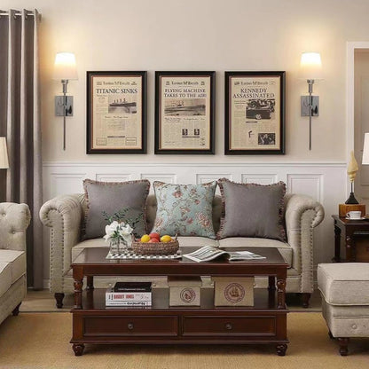 🛋️ 🪞Classic Fabric Shade Wall Light 🌙