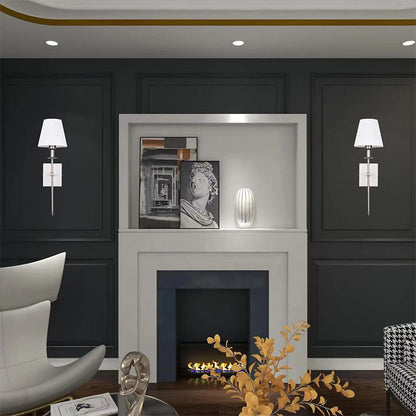 🛋️ 🪞Classic Fabric Shade Wall Light 🌙
