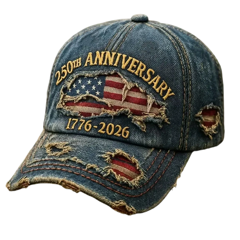 🎉2026 Hot Sale🔥250th Anniversary Distressed Baseball Cap✨