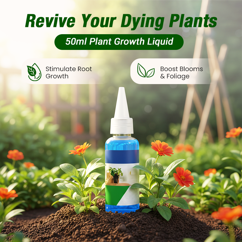 🌱【50ml Specialized Plant Growth Solution】—One drop awakens, sprouts grow like crazy!⚡💧