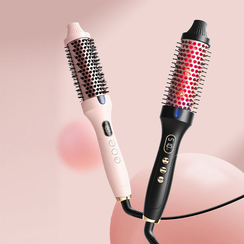 🔥2-in-1 Magic Styler | Heated Straightener & Curler Comb | Switch Hairstyles in Seconds💁‍♀️