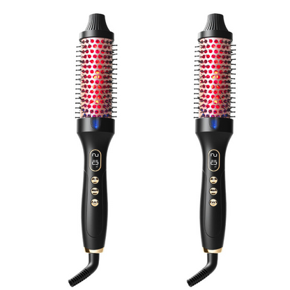 🔥2-in-1 Magic Styler | Heated Straightener & Curler Comb | Switch Hairstyles in Seconds💁‍♀️