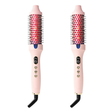 🔥2-in-1 Magic Styler | Heated Straightener & Curler Comb | Switch Hairstyles in Seconds💁‍♀️