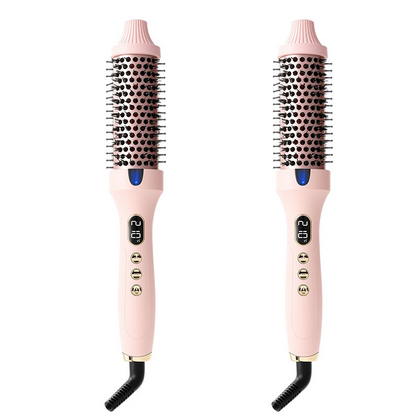 🔥2-in-1 Magic Styler | Heated Straightener & Curler Comb | Switch Hairstyles in Seconds💁‍♀️
