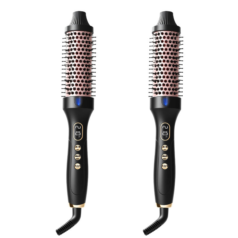 🔥2-in-1 Magic Styler | Heated Straightener & Curler Comb | Switch Hairstyles in Seconds💁‍♀️