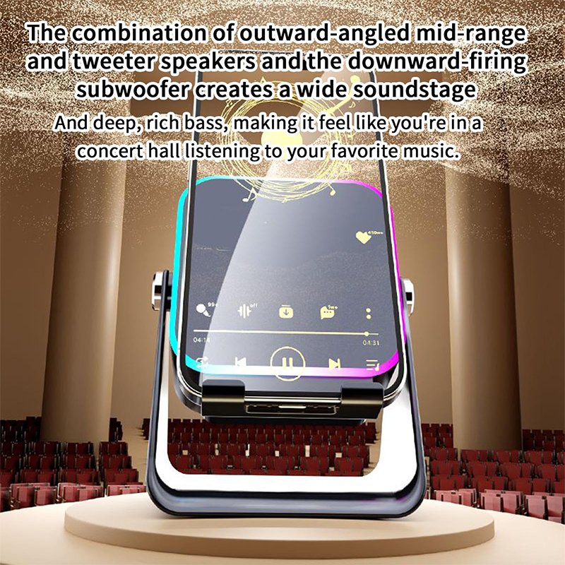🎉 2026 Sale — Over 34,000 Sold! 🎵 Induction Audio, Phone Holder & Ambient Light – 5-in-1 Music Station ✨