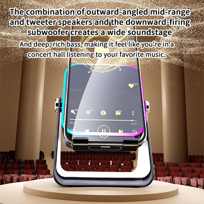 🎉 2026 Sale — Over 34,000 Sold! 🎵 Induction Audio, Phone Holder & Ambient Light – 5-in-1 Music Station ✨