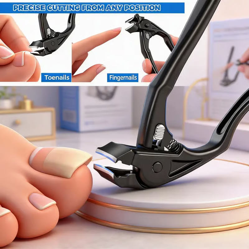 ⏳ 50% OFF – LAST DAY! 📢 Stainless Steel Nail Clipper with Curved Precision Blades – Effortless for Thick Nails & Seniors! ✂️✨