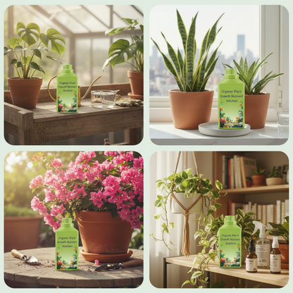 🌿【Organic Growth Essence】— EU-certified, one drop awakens plants' natural vitality!⚡