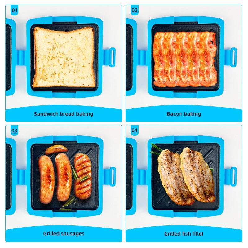 Microwave Toaster & Sandwich Maker For Fast Cooking✨