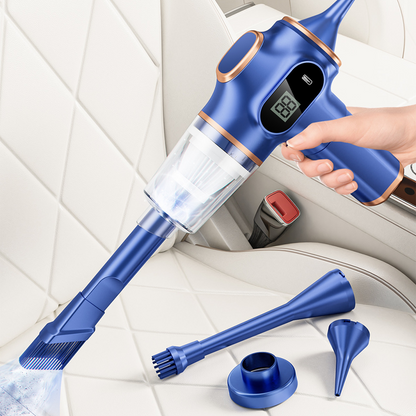 🚗4 in 1 High Power Cordless Car Vacuum Cleaner – Strong Suction, Long Battery Life & Versatile Attachments 🍃
