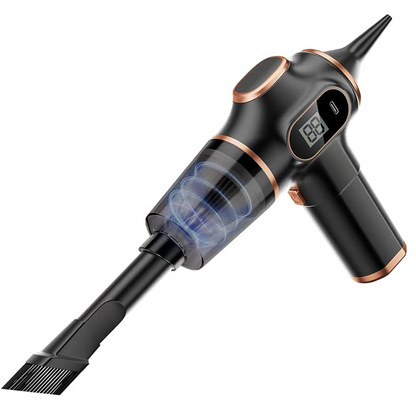 🚗4 in 1 High Power Cordless Car Vacuum Cleaner – Strong Suction, Long Battery Life & Versatile Attachments 🍃