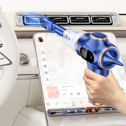 🚗4 in 1 High Power Cordless Car Vacuum Cleaner – Strong Suction, Long Battery Life & Versatile Attachments 🍃