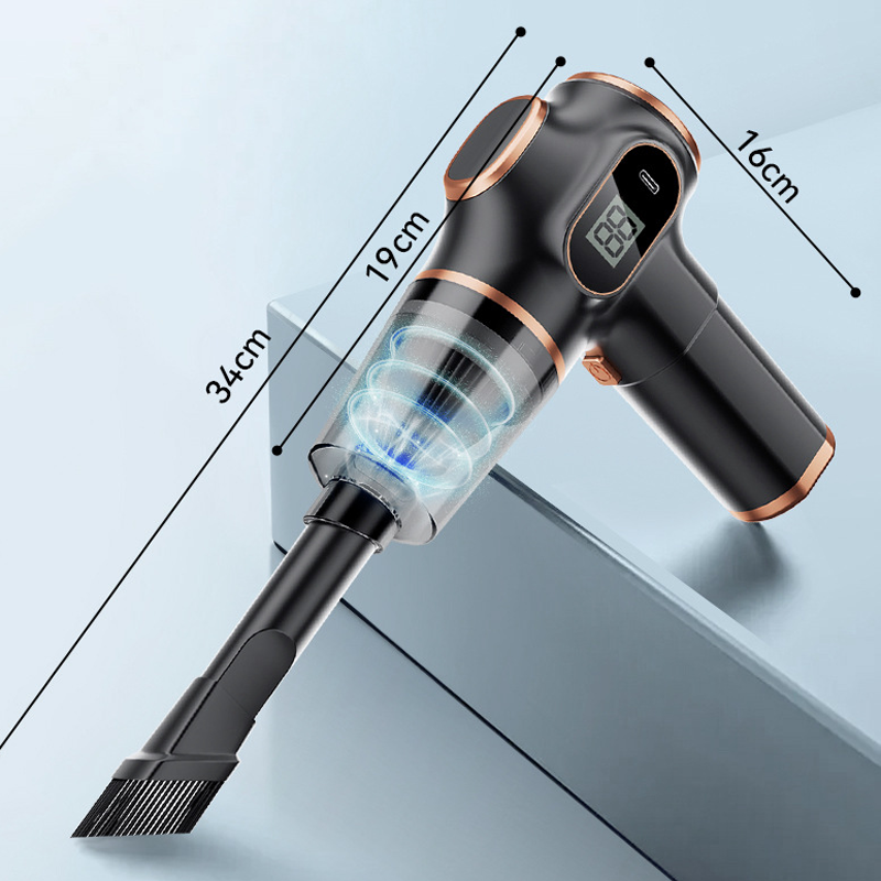 🚗4 in 1 High Power Cordless Car Vacuum Cleaner – Strong Suction, Long Battery Life & Versatile Attachments 🍃