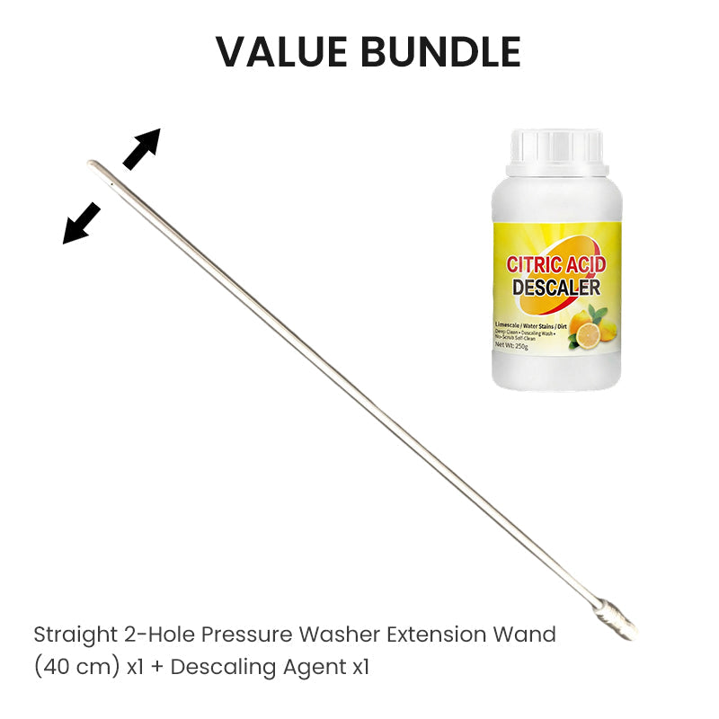 🔫【High-Pressure Washer Extension Pole】— Extends your reach by 1 meter, leaving no stain untouched! 🚿✨