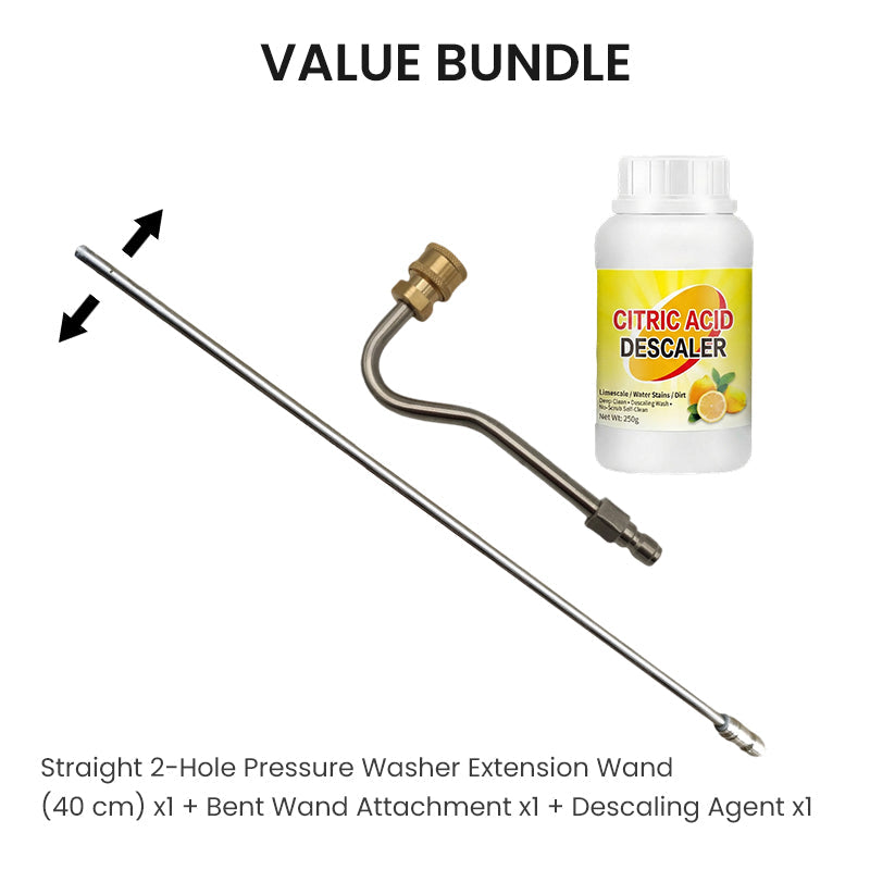 🔫【High-Pressure Washer Extension Pole】— Extends your reach by 1 meter, leaving no stain untouched! 🚿✨