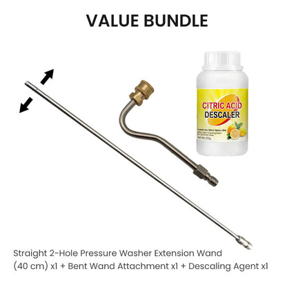 🔫【High-Pressure Washer Extension Pole】— Extends your reach by 1 meter, leaving no stain untouched! 🚿✨