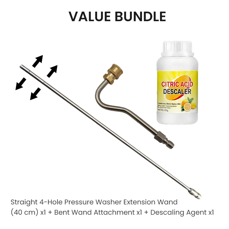🔫【High-Pressure Washer Extension Pole】— Extends your reach by 1 meter, leaving no stain untouched! 🚿✨