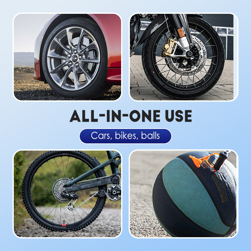 Wireless Portable Car Air Pump with LED Light