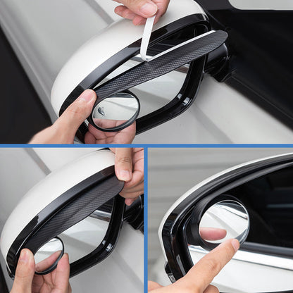 🪞【Rearview Mirror Rain Cover + Mini Round Mirror】— No more water droplets on rainy days💦, eliminate blind spots, and turn new drivers into pros in seconds! 🚗✨