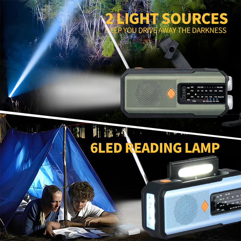 🥳2026 HOT SALE🥳 57% OFF!🔥Solar Hand-Crank Emergency Weather Radio