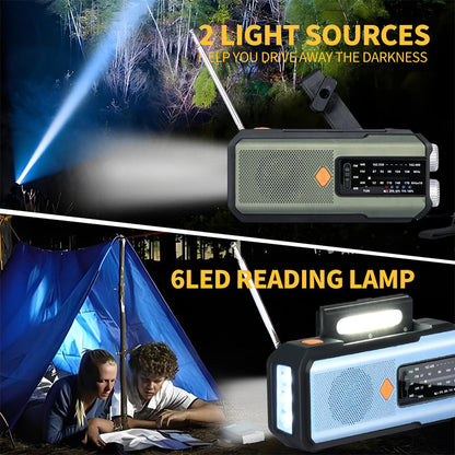 🥳2026 HOT SALE🥳 57% OFF!🔥Solar Hand-Crank Emergency Weather Radio
