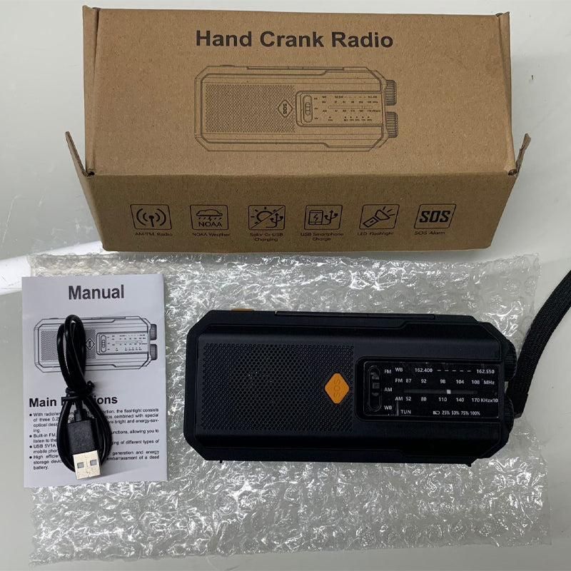 🥳2026 HOT SALE🥳 57% OFF!🔥Solar Hand-Crank Emergency Weather Radio