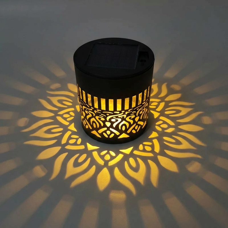 🌞 Solar Mandala Light – Stunning Pattern Projection, 2-in-1 Floor & Wall Design & IP65 Waterproof Auto On/Off 🌿