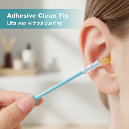 Gentle Adhesive Ear Wax Remover Sticks