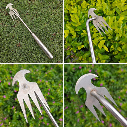 💎 THE ULTIMATE WEEDING ARTIFACT! 💎 Manganese Steel Uprooting Tool – Sharp Tines, Ergonomic Handle & All-Weather Durability