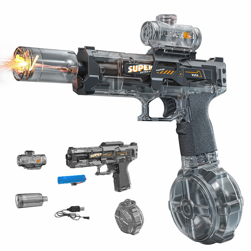 🥳2026 HOT SALE🥳💞50K+ SOLD!💥🔫💡 50% OFF! Electric Water Gun – LED lights sync with every shot, rechargeable & high-capacity. Splash-resistant, endless fun for pool & backyard. Take water fights to the next level! ⚡💦