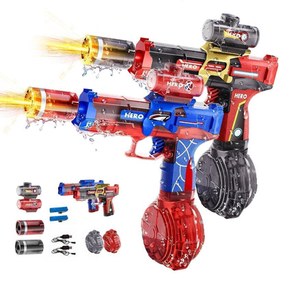 🥳2026 HOT SALE🥳💞50K+ SOLD!💥🔫💡 50% OFF! Electric Water Gun – LED lights sync with every shot, rechargeable & high-capacity. Splash-resistant, endless fun for pool & backyard. Take water fights to the next level! ⚡💦